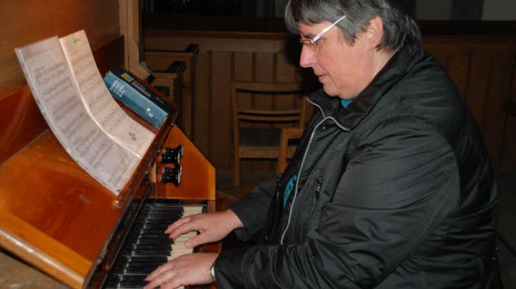 Die Friese-Orgel in der Kirche Uelitz: „Auf ihr zu spielen“, das steht für Marlies Schubert fest, „ist etwas ganz Besonderes.  