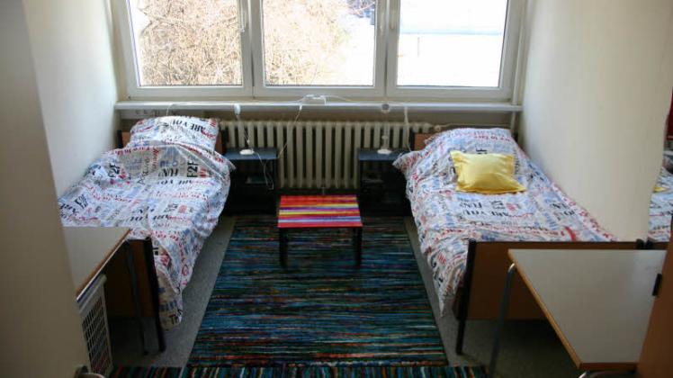 Eines der Zimmer im Campus für unbegleitete minderjährige Flüchtlinge 