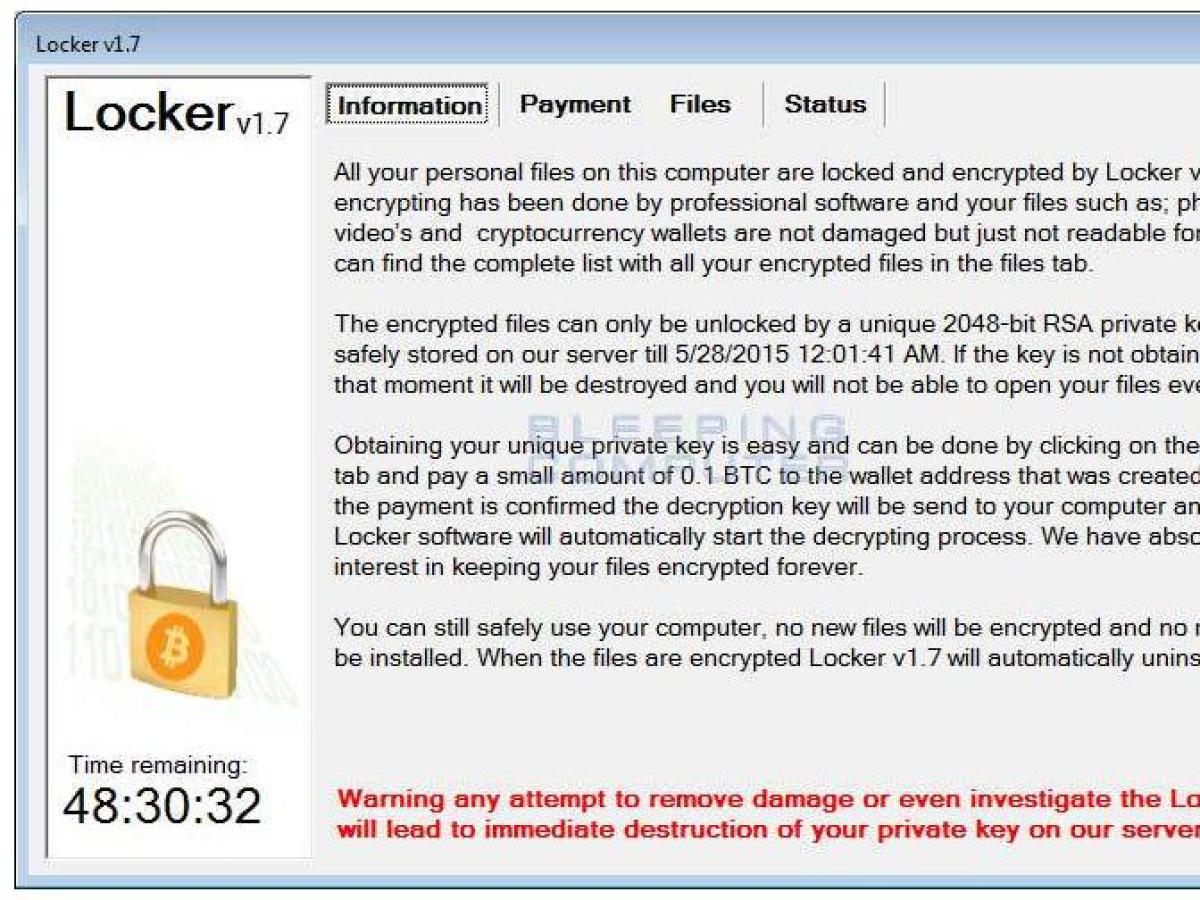 Verschlüsselungstrojaner: Daten zurück gegen Geld