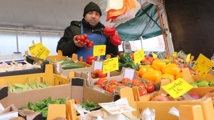 Bietet ab April auch in Gehlsdorf Obst und Gemüse an: Mussa Cetiner  