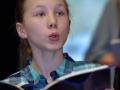 Die zwölfjährige Victoria Jürgens sang zuerst im Kinderchor, vor einem Jahr rückte sie in den Jugendchor der Liedertafel auf.   Roolfs  