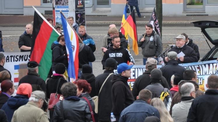 In den vergangenen Monaten gingen in Schwerin NPD-Mitglieder und Sympathisanten vor allem bei Demonstrationen der MVgida auf die Straße. Am 1. Mai wollen sie eine eigene Demo veranstalten. 