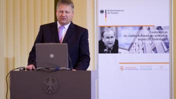 Bruno Kahl gilt als enger Vertrauter von Bundesfinanzminister Wolfgang Schäuble.