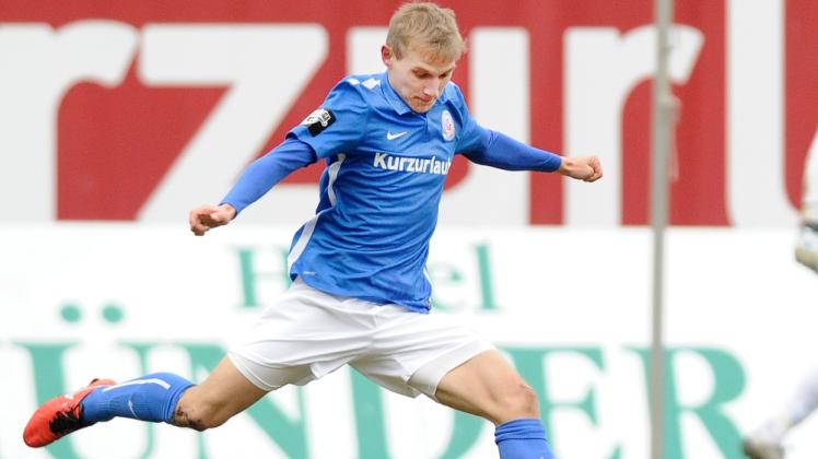 Das Ziel für die restlichen Spiele? „Neun Punkte aus drei Partien“, ist Hansas Mittelfeldspieler Stefan Wannenwetsch überzeugt.  