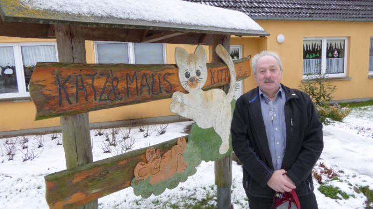 Die energetische Sanierung der beiden Kindertagesstätten in Dodow und Boddin (Bild) lag Wittendörps Bürgermeister Bernd Ankele schon seit langem am Herzen.  