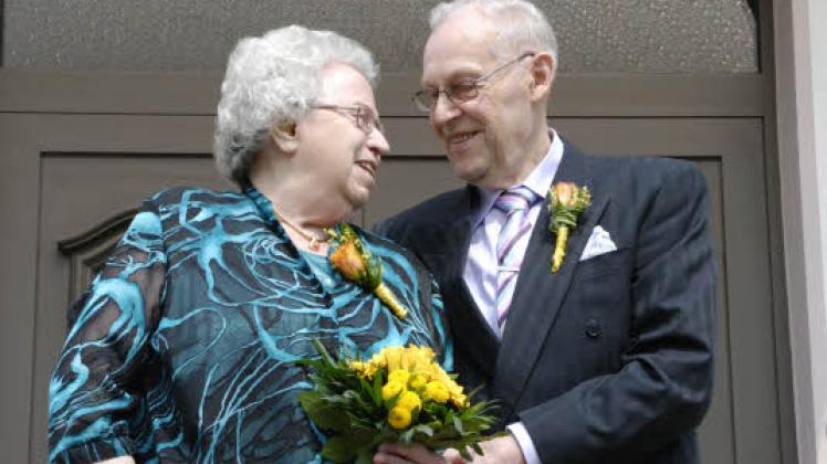 Vertrauen und Humor sind für Ursula und Fritz Kröpelin zwei wichtige Eckpfeiler in 60 Jahren Ehe.  
