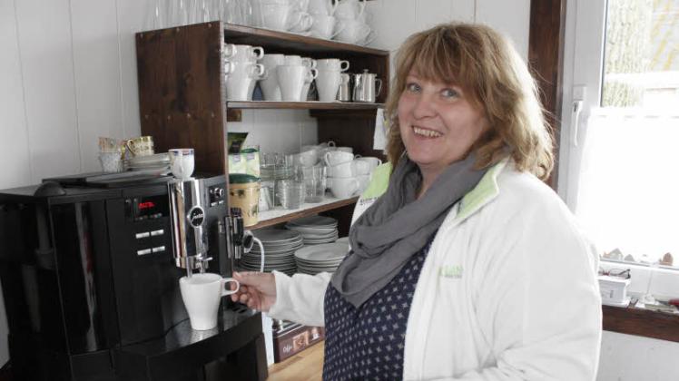 Bärbel Martens betreibt in Rüterberg ihr Kleines Garten-Café.