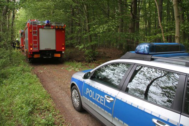 Nach Tresordiebstahl aus Kühlungsborner Restaurant: Abgefackelten Pickup mit Tresor im Wald bei Neubukow entdeckt