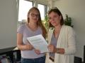 Ann-Katrin Tranziska (l.) und Angela Klecz von der Fraktion Grüne und Unabhängige haben Fragen zur Handhabung der Satzung.