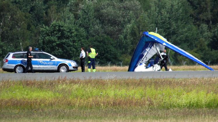 Bruchlandung: Drachentrike Kippt Auf Landebahn über | SHZ