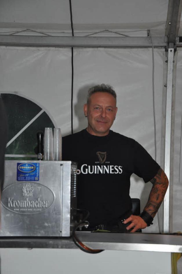 Der Mann fürs irische Bier:  Raymund Günther