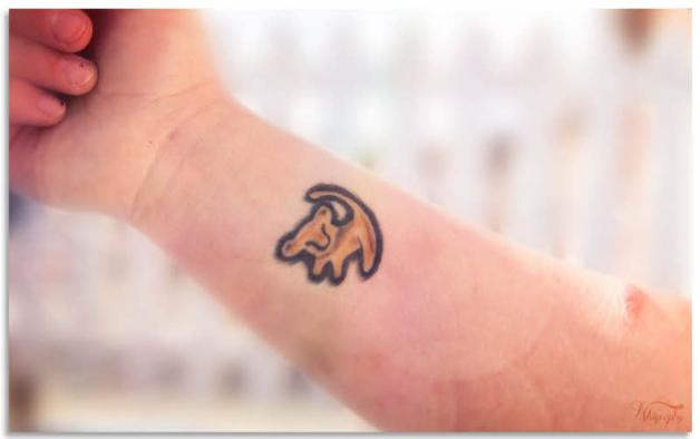 Dana Stempien und ihr kleiner Simba Dana Stempien und ihr kleiner Simba