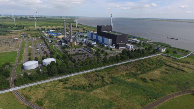 Das Atomkraftwerk Brunsbüttel.