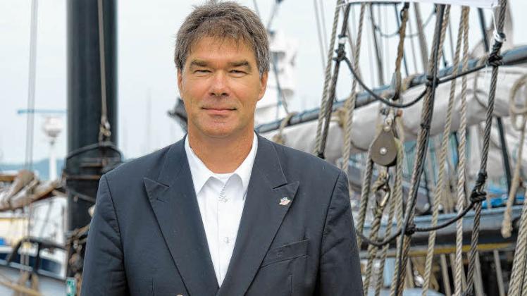 Hat ein Herz für Traditionsschiffe und ist seit elf Jahren Organisationschef der Hanse Sail: Holger Bellgardt.  