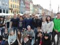 Die 25 Austauschschüler schauen sich Kopenhagen an, bevor sie zu ihren norwegischen, dänischen, schwedischen oder finnischen Gastfamilien reisen. 