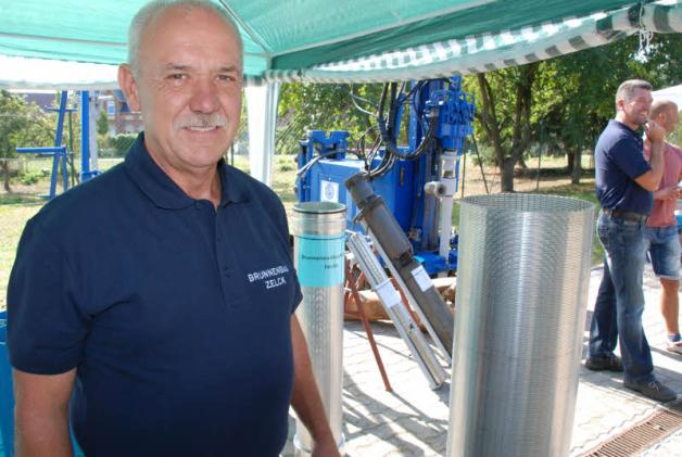 Tradition: Bereits in vierter Generation betreibt Holger Zelck die Brunnenbaufirma in Bützow.