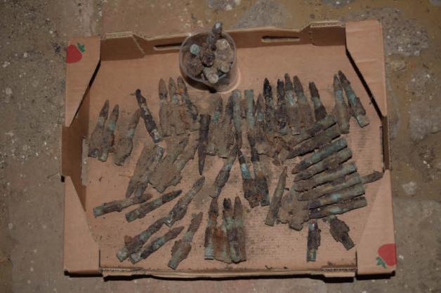 Diese Munition fanden die Kunsthistoriker in der Gruft. Sie stammt von der Wehrmacht.