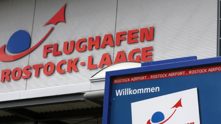 Flughafen Rostock-Laage: Abflüge um 25 Prozent gesunken.   