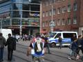Auf dem Marienplatz patrouillieren seit Anfang Juli verstärkt Polizisten, die Konfrontationen verhindern sollen.  