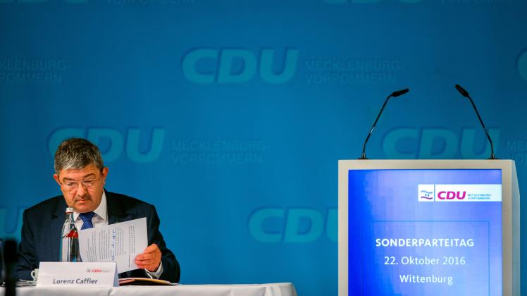 Noch CDU-Landeschef Lorenz Caffier