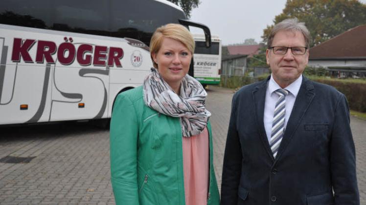 Axel Kröger führt  das Neustädter Busunternehmen. Seine Tochter Jacqueline will es einmal übernehmen. 