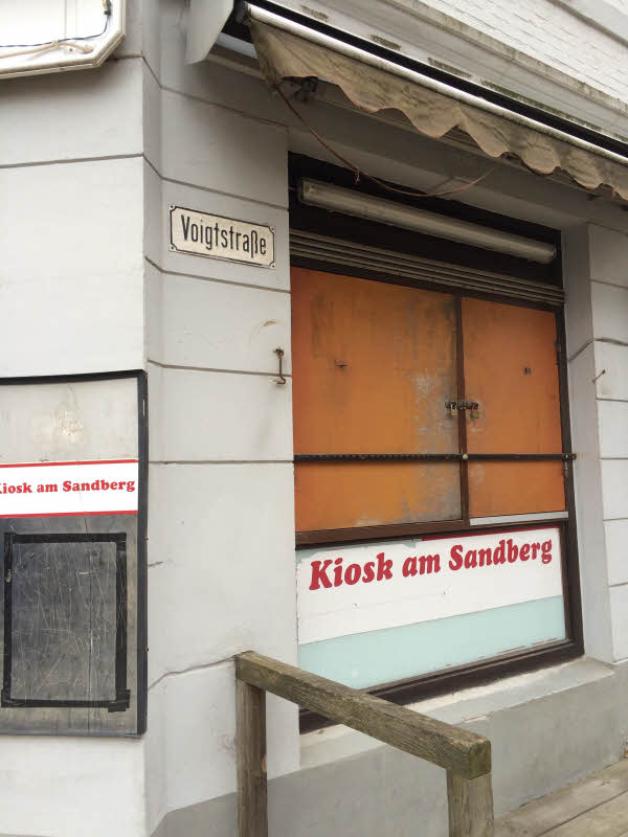 Der Kiosk am Sandberg, der letzte im Viertel, ist schon seit Januar geschlossen. 