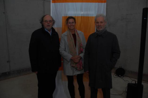 Stolz auf die neue Anlage: Staatssekretärin Dr. Silke Schneider, Hans-Jörg Lüth (links) und Ralph Hohenschurz-Schmidt.