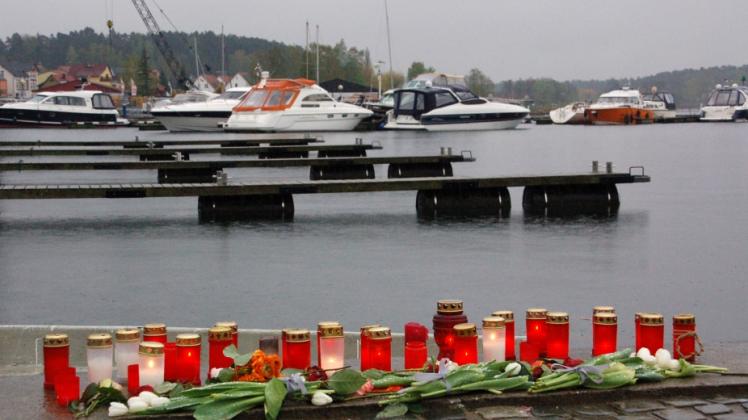 Im Stadthafen von Waren  starben 2014 zwei Schüler  auf einem Boot. 