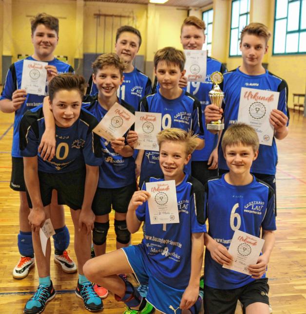 Die U16-Volleyballer des Rehnaer SV wurden Vize-Meister und Vize-Pokalsieger.RSV