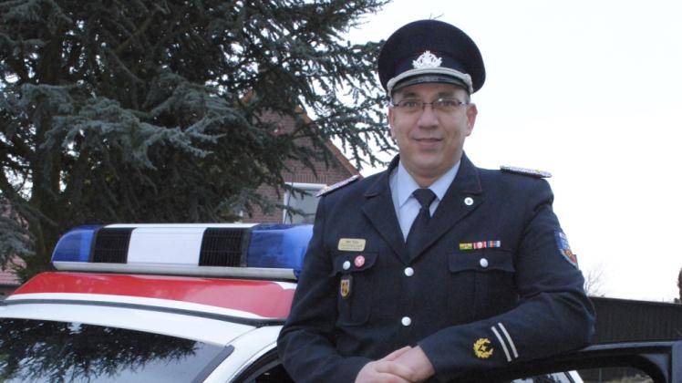 Uwe Pulss (45) hat als Kreiswehrführer seit einigen Monaten Verantwortung für Tausende Feuerwehrleute im ganzen Landkreis übernommen.  