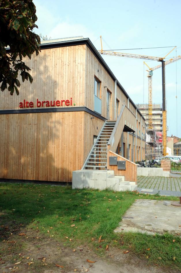 Alte Brauerei: Gebäude um Gebäude wird zum Wohnhaus. 