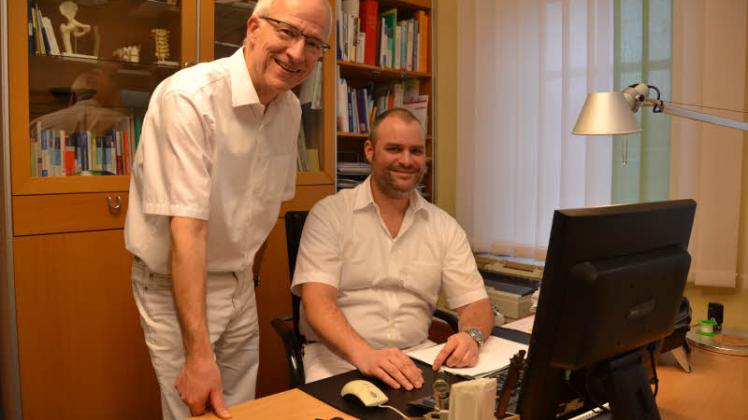 Das neue Ärzte-Team in Owschlag: Dr. Matthias Eppel (links) und Felix Wachtler. 