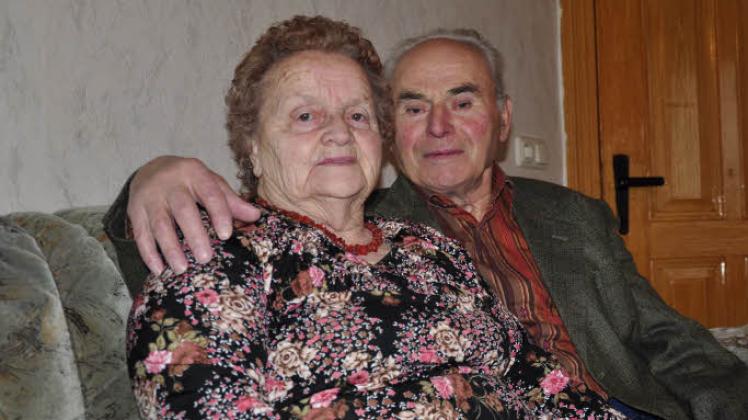 In 60 Jahren nie wirklich gestritten: Gerda und Rudolf Kauder aus Reckenzin. 