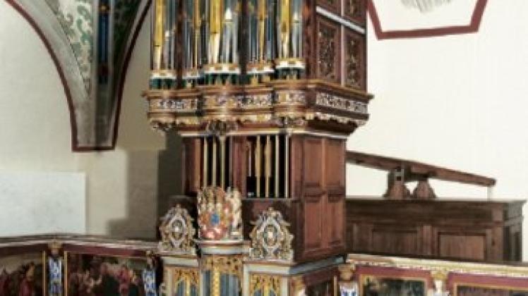 Die Orgel in der Schlosskapelle spielt beim Festival "Gottorfer Hofmusik" eine zentrale Rolle.