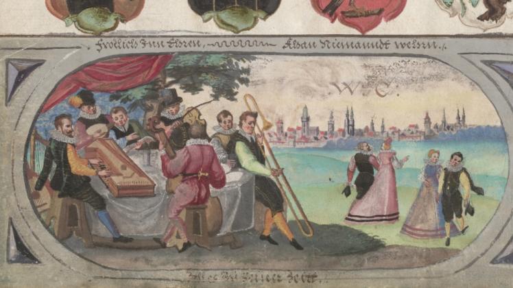 Das Liederbuch des Nürnberger Patriziers Sebastian Eber von 1596 dient als Vorlage für das Konzert. 