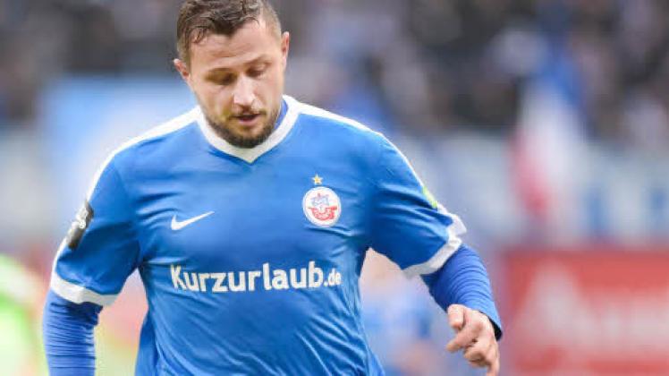 Unzufrieden mit seiner Drei-Tore-Ausbeute: Hansa-Stürmer Marcel Ziemer hofft auf mehr Treffer in der Rückrunde.  