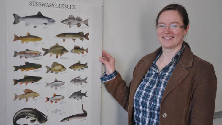 Ibu-Bereichsleiterin Friederike Gippert leitet die theoretische Ausbildung zum Fischwirt.  Fotos: andreas münchow/archiv 