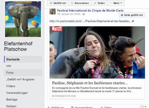 Ein Kuss für Pauline und Prinsessin Stephanie Grafik: Facebbok Ein Kuss für Pauline und Prinsessin Stephanie Grafik: Facebbok
