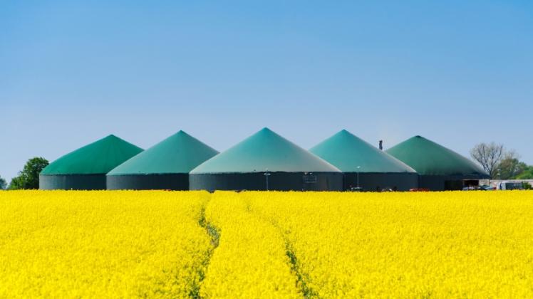 Auch Biogasanlagen tragen zum Einkommen von Bauern bei. 