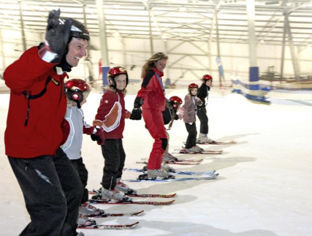 Auf die Piste geht es für die Kinder im Alpincenter. Auf die Piste geht es für die Kinder im Alpincenter.