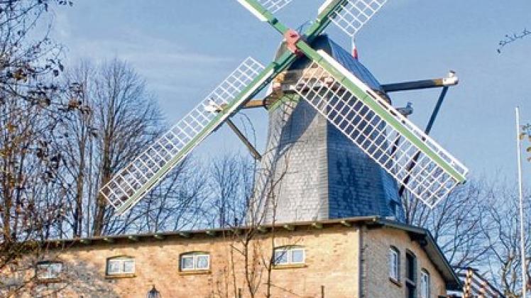  Erstrahlt im alten Glanz: Die Bergmühle ist Flensburgs einzige mahlfähige Mühle. Foto: staudt