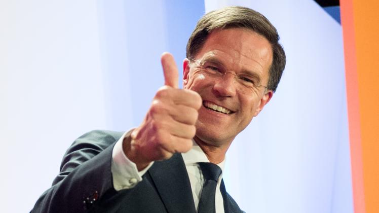 Wahlgewinner Mark Rutte  