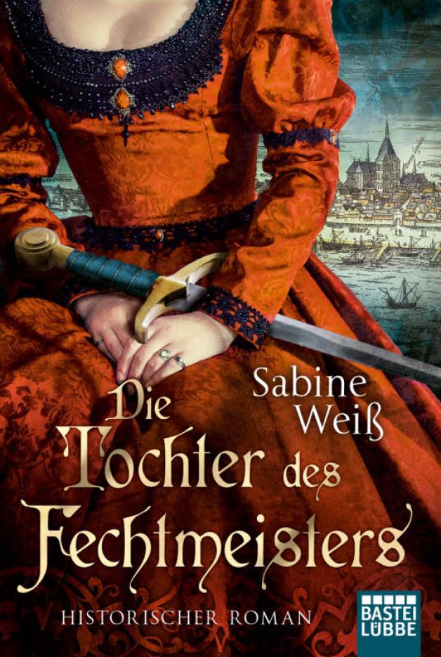 Schauplatz für den Roman „Die Tochter des Fechtmeisters“ (Bastei Lübbe) ist Rostock im Jahr 1608. 