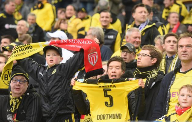 Innerhalb von wenigen Stunden hat sich so etwas wie eine Fan-Freundschaft zwischen der Borussia und Monaco entwickelt.