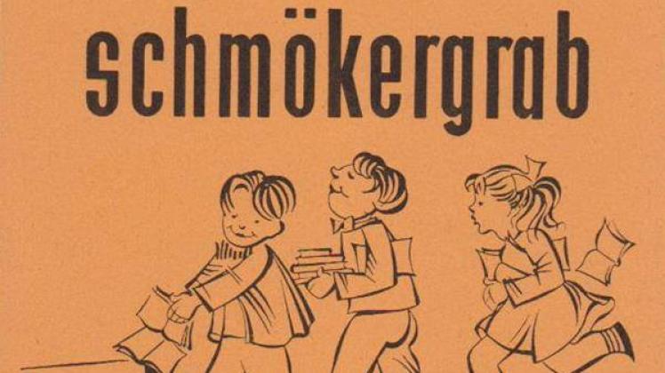 Aktionen gegen „Schmökerhefte“ fanden in den 1950er Jahren nicht nur in Itzehoe, sondern - vorher und nachher – vielerorts bundesweit statt. Hier: ein Werbe-Handzettel der Stadtbücherei Hagen von 1954.  
