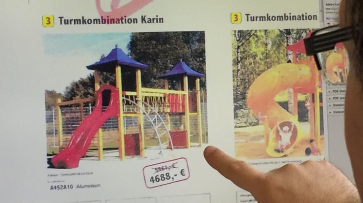 Diese Turmkombination namens Karin wurde für den Spielplatz am Burgsee im vergangenen Jahr gekauft. 