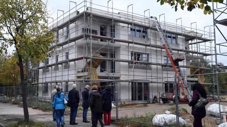 Neubau im Anne-Frank-Carree: Die Landesbauordnung schreibt vor, dass eine Etage jedes Neubaus barrierefrei ist.  