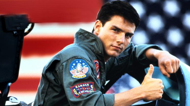 Militär-Werbung: Der Actionfilm „Top Gun“ aus dem Jahr 1986 mit Tom Cruise propagiert den Dienst in der US-Luftwaffe.