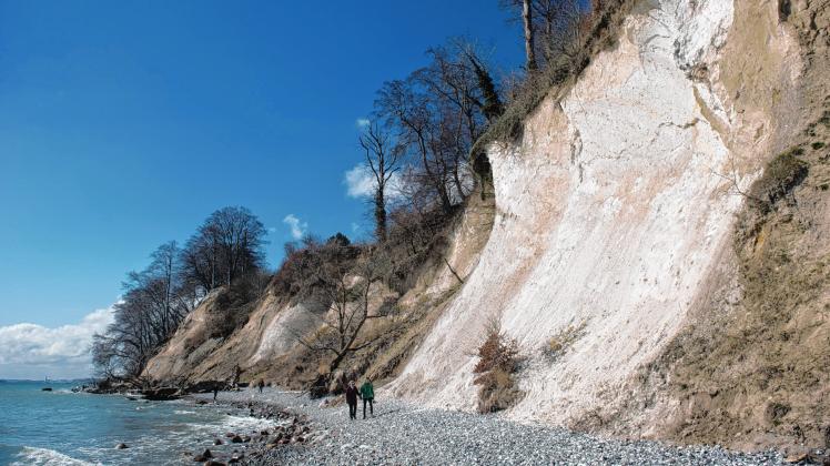 Stimmungsvolle Landschaften: Die Kreideküste auf der Insel Rügen ist ein Touristenmagnet.