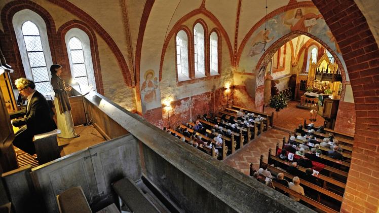 In der Dorfkirche in Gägelow fand das Auftaktkonzert zu „Musik in alten Mauern“ statt.  